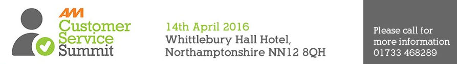 AM Customer Service Summit 2016 logo AM Customer Service Summit 2016 logo