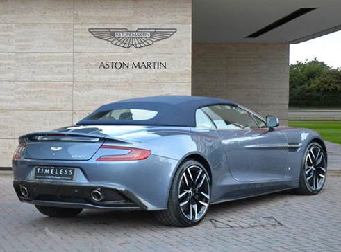 Aston Martin Vanquish Volante AM37 Edition by Q rear three-quarter - 2017