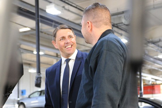 ‘You’re going to have  to pay quality wages if you want the  quality staff in London’ Paul Tanner Alan Day Volkswagen