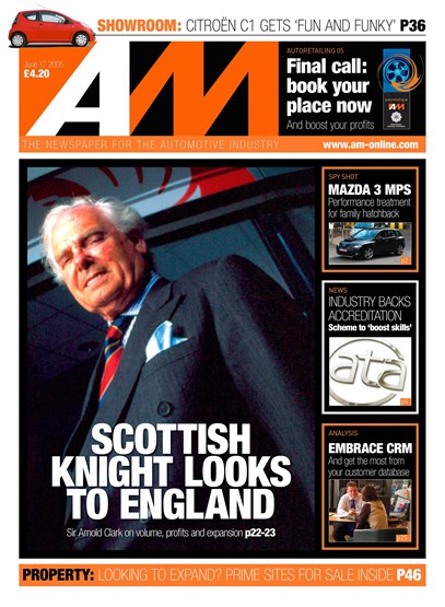 Sir Arnold Clark Cover AM June 2005