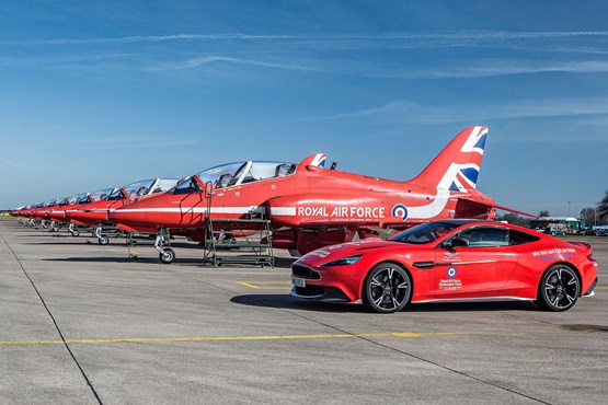 One of Jardine’s ‘Red 10’  Aston Martin Vanquish S models