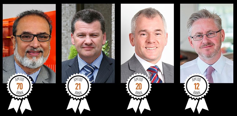 Nas Khan, Jennings Motor Group; Mark Lavery, Cambria Automobiles; Ken Savage, Perrys Motors; John Tordoff,  JCT600