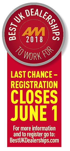 AM Best UK Dealerships to Work For - Last chance to register