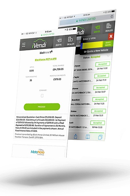 ivendi online finance screen grab