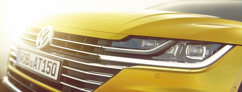 VW Arteon front teaser 2017