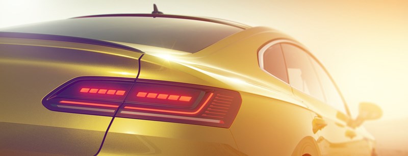 VW Arteon rear teaser 2017