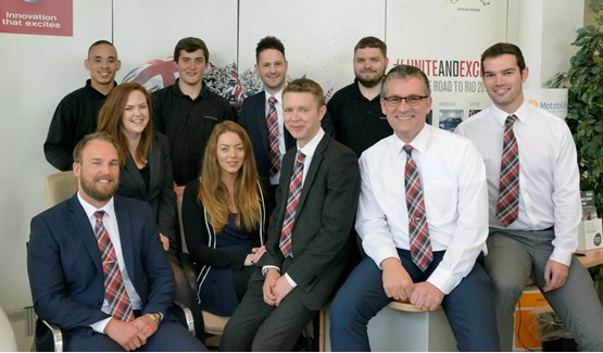 Staff at Wessex Garages' Nissan Cribbs dealership