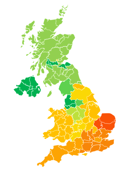 Map of regional repair prices collated by WhoCanFixMyCar.com regionalrepairpricesmapoct2015wcfmc